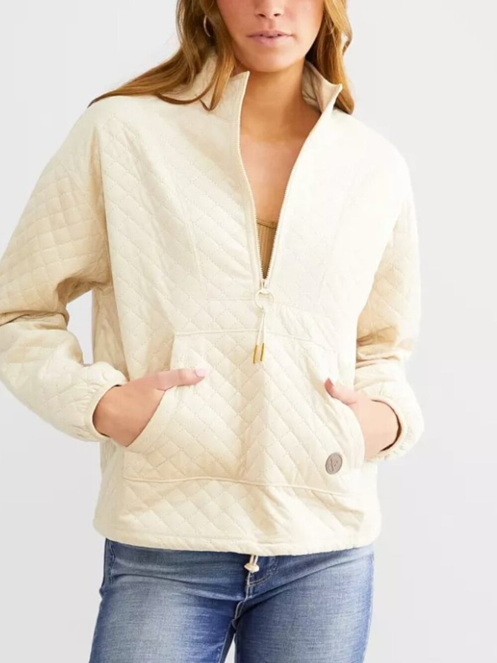 LIV OUTDOOR Quilted Pullover Size XL NWOT